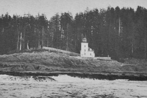 Egg Island in Queen Charlotte Sound The lighthouse was built August to October of 1898 Canada Library and Archives 